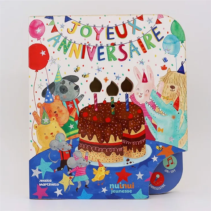 Smart Reading Happy Birthday Book With Colorful Printing